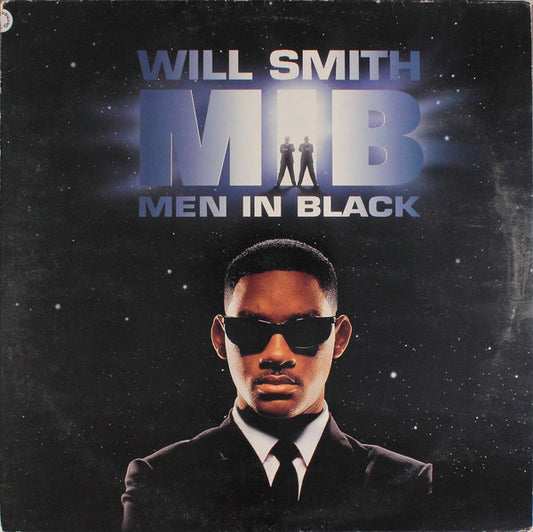 Image of Front Cover of 3815275C: 12" - WILL SMITH, Men In Black (Columbia; 664724 6, Europe 1997, Picture Sleeve) Strong VG  VG/VG