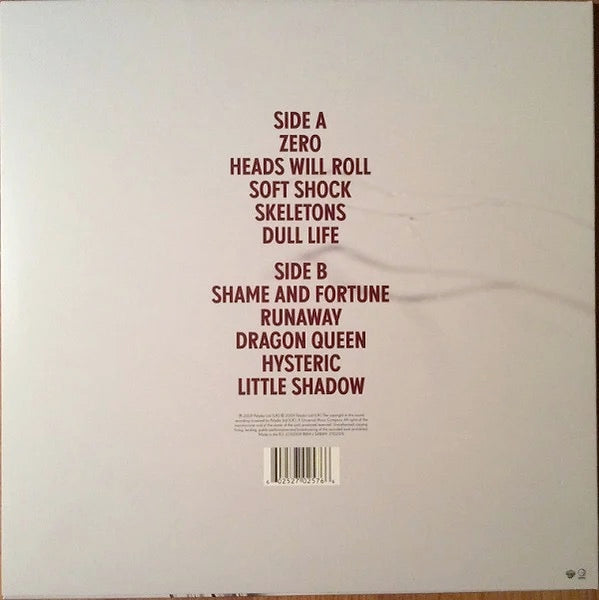 Image of Back Cover of LP - NEW/NEW - YEAH YEAH YEAHS, It's Blitz! (Polydor ; 2702576, UK 2009, Inner, 180 Gram Vinyl), ,  - 3356310S