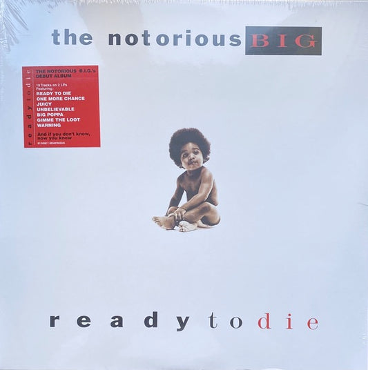 Image of Front Cover of 4234089E: 2xLP - THE NOTORIOUS BIG, Ready To Die (Bad Boy ; R1 94567, Europe 2021 Reissue, Insert)   NEW/NEW