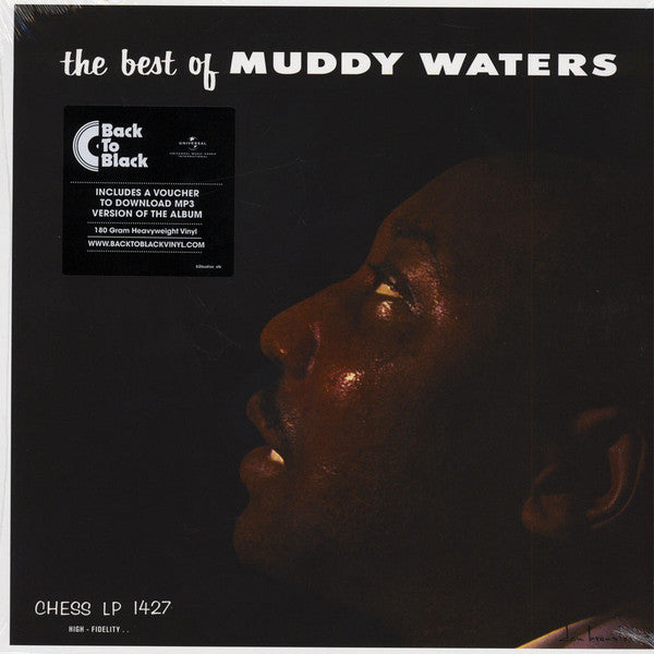 Image of Front Cover of LP - VG/G+ - MUDDY WATERS, The Best Of Muddy Waters (Geffen Records ; LP-1427, Europe 2017 Reissue, 180 Gram Vinyl), Light marks only,  - 4316400C