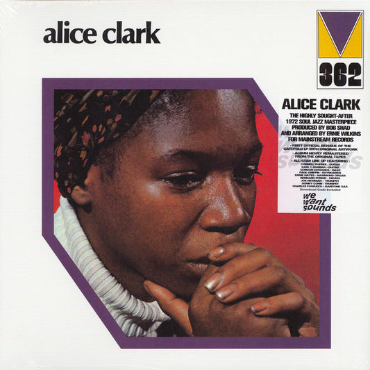 Image of Front Cover of 0934107E: LP - ALICE CLARK, Alice Clark (Mainstream Records ; MRL 362, Europe 2019 Reissue, Gatefold)   NEW/NEW