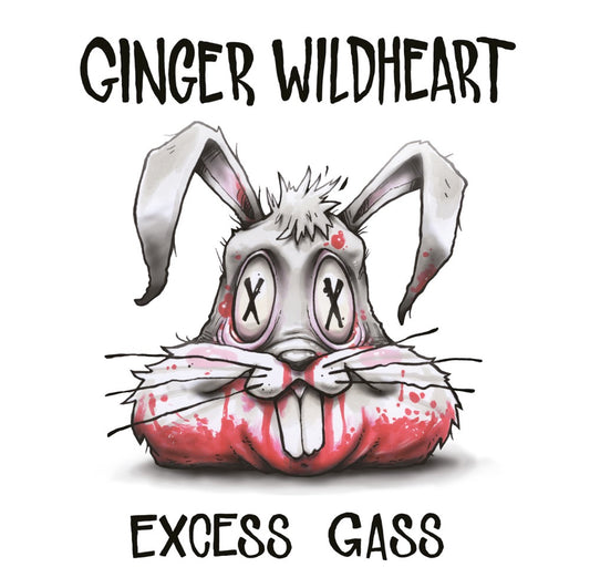 Image of Front Cover of 5223100E: LP - GINGER WILDHEART, Excess Gass (Round Records; RRRLP014, UK 2020, Limited to 500 copies on blue vinyl)   M/M