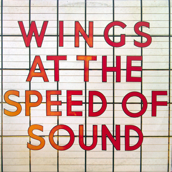 Image of Front Cover of 2324093E: LP - WINGS, Wings At The Speed Of Sound (Capitol Records ; PAS.10010, UK 1976, Inner)   VG/VG