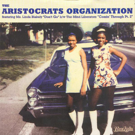 Image of Front Cover of 7"  - EX/VG - THE ARISTOCRATS ORGANIZATION / THE MIND LIBERATORS, Don't Go / Comin' Through Pt. 2 (Now-Again Records ; NA7010, US 2003, Picture Sleeve), mark across A side but DNAP.,  - 2956040S