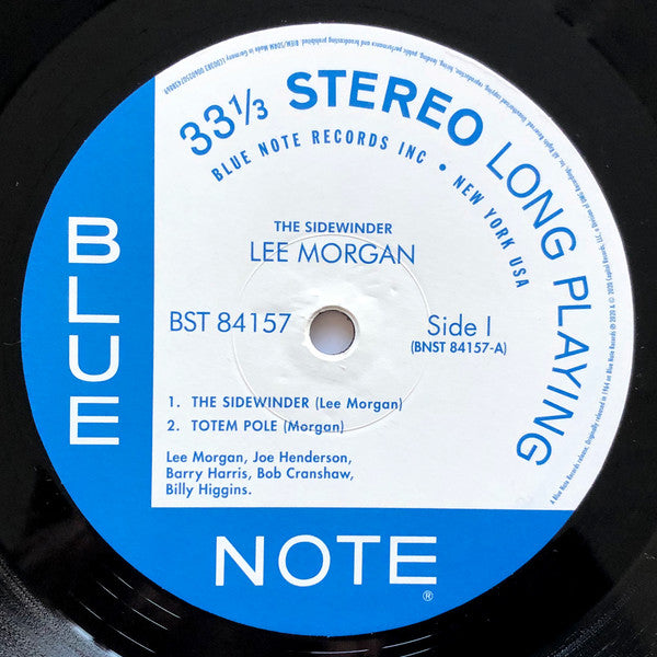 Image of Label Cover of LP - NEW/NEW - LEE MORGAN, The Sidewinder (Blue Note ; 0743886,  2020 Reissue, 180 Gram Vinyl), ,  - 2216372C