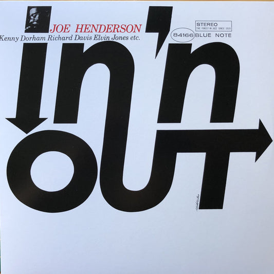 Image of Front Cover of LP - NEW/NEW - JOE HENDERSON, In 'N Out (Blue Note ; 0802773, USA & Europe 2019 Reissue), ,  - 2216324C