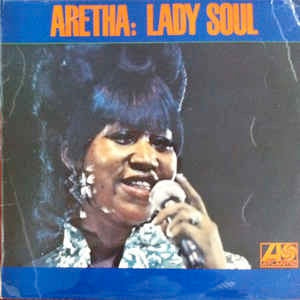 Image of Front Cover of LP - F/F - ARETHA FRANKLIN, Lady Soul (Atlantic Plum & Orange; 587099, UK 1968, Laminated Front Sleeve, Mono), Very marked, plays noisy, could skip. Sleeve is a mess, held together ny tape.,  - 2226274E