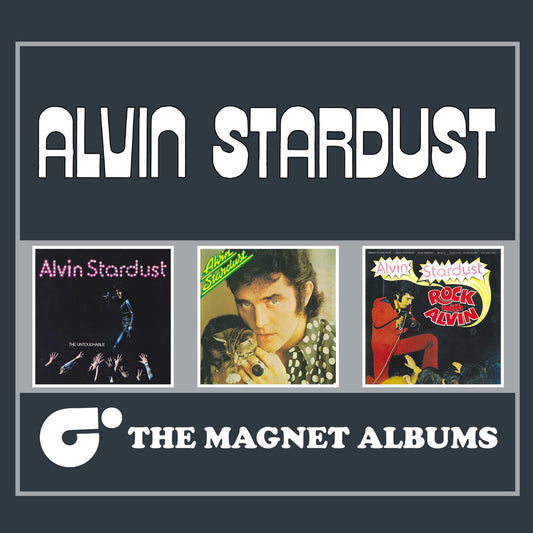 Image of Front Cover of 3xCD - VG+/VG+ - ALVIN STARDUST, The Magnet Albums (Cherry Red; QGLAMCDT184, UK 2021, Double Digipak, Booklet), ,  - 0736028E