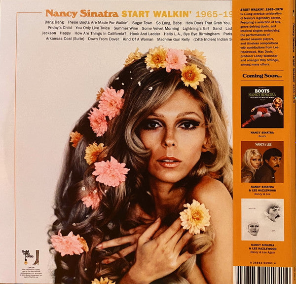 Image of Back Cover of 3624017E: 2xLP - NANCY SINATRA, Start Walkin' 1965-1976 (Light In The Attic; LITA 195, US 2021, Gatefold, Booklet, With Obi.)   VG+/VG+