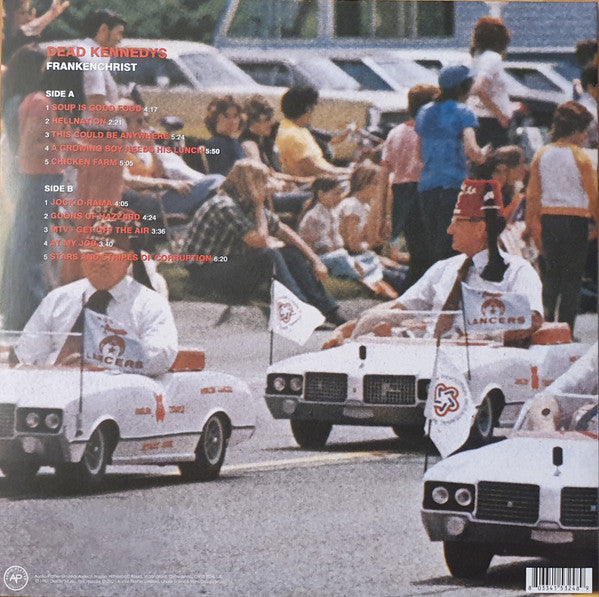 Image of Back Cover of 0655094S: LP - DEAD KENNEDYS, Frankenchrist (Audio Platter ; PLATE061LP,  2021 Reissue)   NEW/NEW