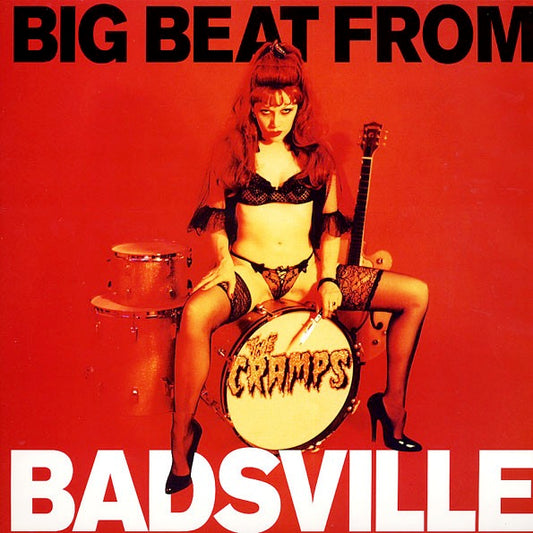 Image of Front Cover of 2514218C: LP - THE CRAMPS, Big Beat From Badsville (Big Beat Records ; WIKAD 210, Europe 2001, Inner, Linen White Vinyl)   NEW/NEW