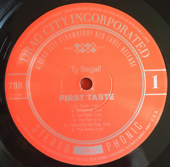 Image of Label Cover of LP - VG/VG+ - TY SEGALL, First Taste (Drag City ; DC738, US 2019, Centre Opening Gatefold, Inner, No Poster), Edge Wear,  - 4246429S