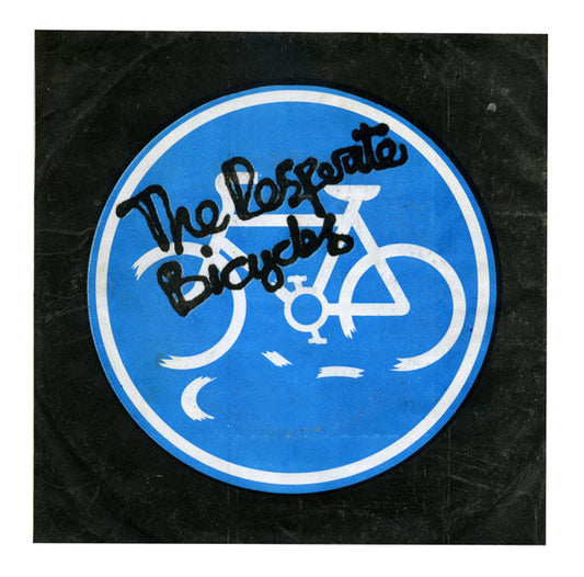 Image of Front Cover of 7" - VG/EX - DESPERATE BICYCLES, The Medium Was Tedium / Don't Back The Front (Refill; RR2, UK 1977, Picture Sleeve), Sleeve Creased And Stained,  - 0926390E
