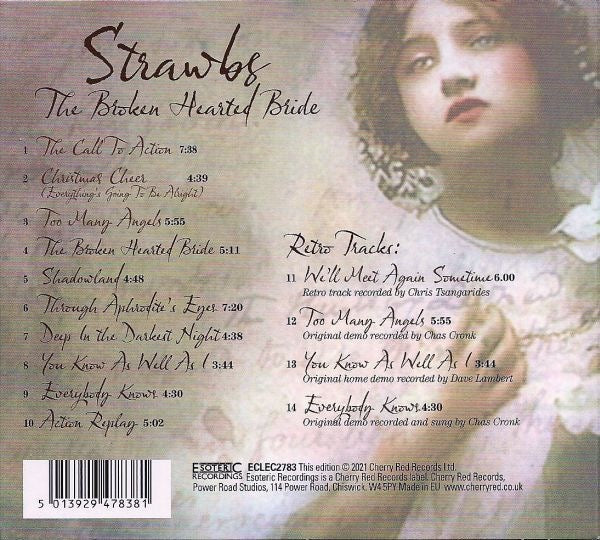Image of Back Cover of CD - VG+/VG+ - STRAWBS, The Broken Hearted Bride (Esoteric Recordings ; ECLEC2783, UK 2021 Reissue, Digipak, Booklet), ,  - 4316818C