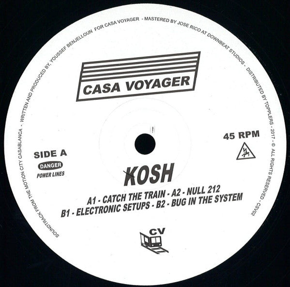 Image of Front Cover of 4844042S: LP - KOSH, Null 212 (Casa Voyager  ; CSV02, Morocco 2018) clean copy  /VG+