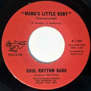 Image of Back Cover of 7" - /VG - KRIS PETERSON / SOUL RHYTHM BAND, Mama's Little Baby (Pelikin ; 102, US 1967, Plain Sleeve), Light marks only.,  - 2956102S