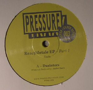 Image of Front Cover of 12" - G+/G+ - SUCIU, Reac iiletale EP Part 1 (Pressure Traxx Silver Series ; PTXS 003.1, Germany 2015, Company Sleeve, Clear Vinyl), Many light marks, plays VG.,  - 3546075S