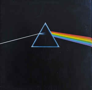 Image of Front Cover of LP - VG/VG - PINK FLOYD, The Dark Side Of The Moon (Harvest, EMI On Label Rim; SHVL 804, UK 1989 Reissue, Gatefold, 2 Posters & 2 Stickers, Barcode), ,  - 2626212E