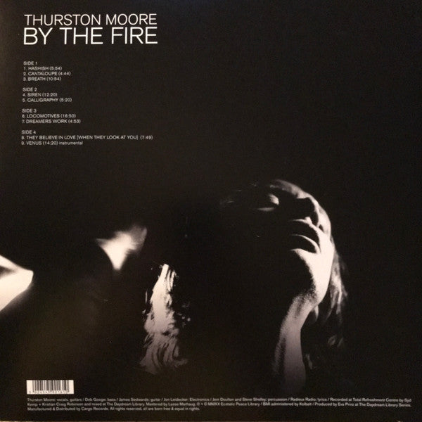 Image of Back Cover of 2xLP - VG+/EX - THURSTON MOORE, By The Fire (The Daydream Library Series; DLS10, UK 2020, Gatefold, 2 Inners, Orange Translucent Vinyl), ,  - 0816547C
