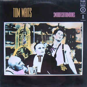 Image of Front Cover of 3544208S: LP - TOM WAITS, Swordfishtrombones (Island Life Collection; ILPM 9762, UK 1987 Reissue, Inner, Barcode, JS KENDUN) Edge Wear  VG/VG+