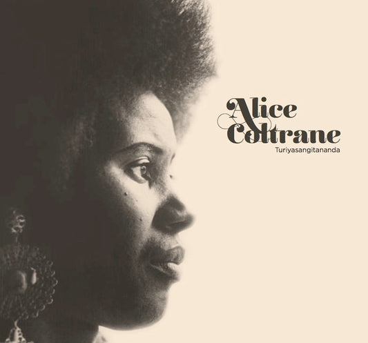 Image of Front Cover of 2324078E: LP - ALICE COLTRANE = TURIYASANGITANANDA, Improvised Harp Solo (Moochin' About ; MOOCHIN15, UK & Europe 2017, Picture Sleeve, Numbered Limited Edition, Single Sided.) SEALED, Creased Sleeve.  VG/EX