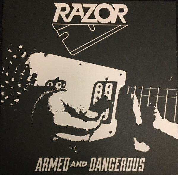 Image of Front Cover of 1334181E: LP - RAZOR, Armed And Dangerous (Relapse Records ; RR7475, US 2021 Reissue, Insert)   NEW/NEW