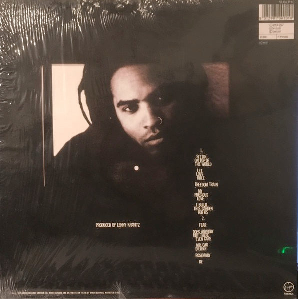 Image of Back Cover of LP - VG/VG - LENNY KRAVITZ, Let Love Rule (Virgin; VUSLP 10, UK 1989, Inner, A3/B3), ,  - 1526270E