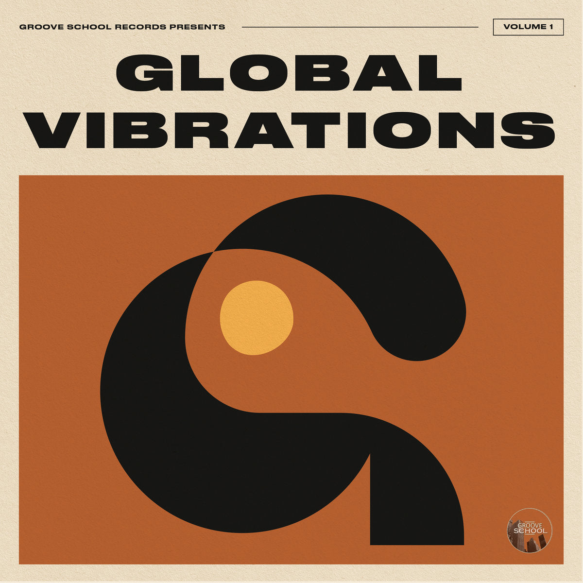 Image of Front Cover of LP - VG+/VG+ - VARIOUS, Groove School Records Presents Global Vibrations (Groove School Records; 0786777, UK 2020, Picture Sleeve), Storage marks only. Shrink-wrap,  - 3016335C