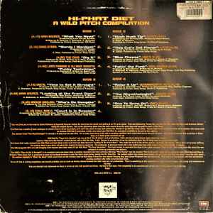 Image of Back Cover of 2xLP - VG/G+ - VARIOUS, Hi-Phat Diet - A Wild Pitch Compilation (Wild Pitch Records  ; PITCH 001, UK & Europe 1994, Hype Sticker On Sleeve), Marks on disc. Plays above grade. Light wear to sleeve.,  - 2326169E