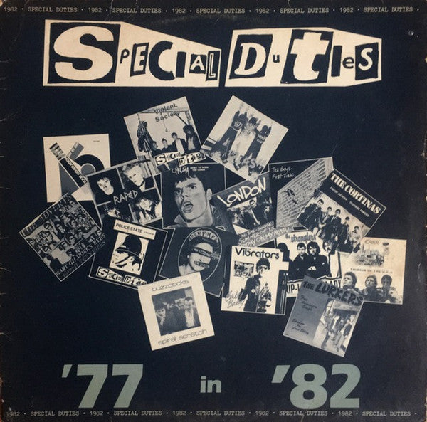 Image of Front Cover of LP - VG/VG - SPECIAL DUTIES, '77 In '82 (Rondelet Music & Records ; ABOUT 9, UK 1982, Inner), ,  - 3426068E