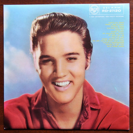 Image of Front Cover of LP - VG+/VG - ELVIS PRESLEY, Elvis (RCA Silver Spot; RD-27120, UK 1964, Laminated Flipback Sleeve, Mono), ,  - 2926059E