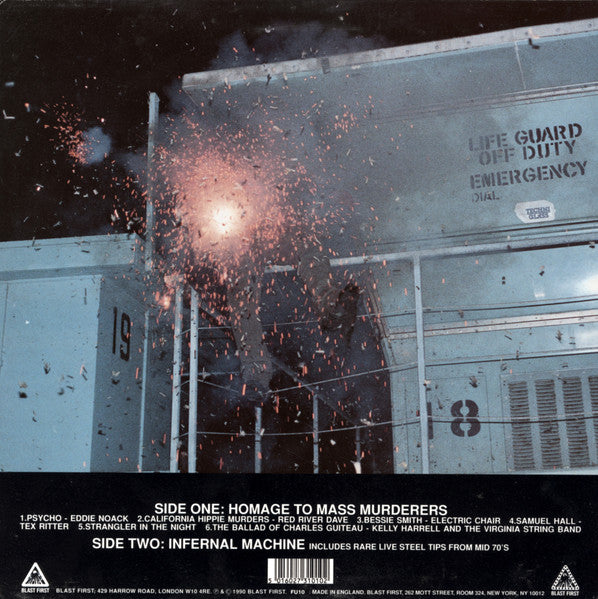 Image of Back Cover of LP - VG/VG+ - JOE COLEMAN, Infernal Machine (Furthur ; FU10, UK 1990, Booklet, Picture Disc), Edge Wear, Sleeve Creased,  - 3426115E
