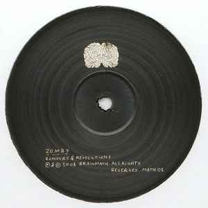 Image of Front Cover of 4714458C: 12" - ZOMBY, Rumours & Revolutions (Brainmath ; MATH 01, UK 2008, Single Sided)   /VG