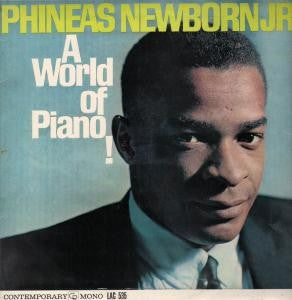 Image of Front Cover of LP - VG+/EX - PHINEAS NEWBORN JR., A World Of Piano ! (Contemporary Records ; LAC 535, UK 1962, Laminated Flipback Sleeve, Mono), Nice Copy, Stamp On Rear Sleeve,  - 2826189E