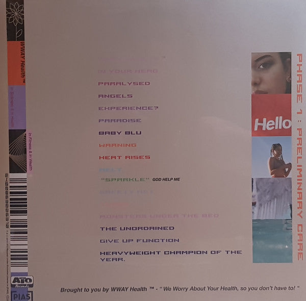 Image of Back Cover of 2xLP - VG+/VG - NIL FER YANYA, Miss Universe (ATO Records; ATO0448LPC, Europe 2019, Booklet, Clear Vinyl), Light marks,  - 3846060S
