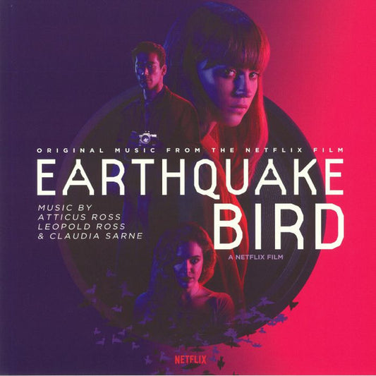 Image of Front Cover of LP - EX/EX - ATTICUS ROSS, LEOPOLD ROSS & CLAUDIA SARNE, Earthquake Bird (Original Music From The Netflix Film) (Lakeshore Records ; LSINV232LP, Europe 2019, Fluorescent Pink Vinyl), ,  - 1446095S
