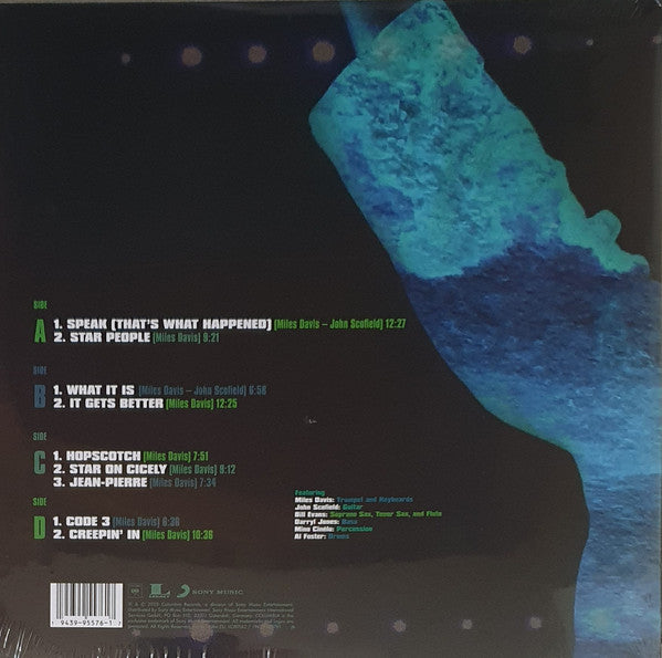 Image of Back Cover of 2432075E: 2xLP - MILES DAVIS, Miles Davis Live - What It Is (Montreal 7/7/83) (Columbia ; 19439955761, Europe 2022, 2 Inners, Record Store Day 2022)   NEW/NEW