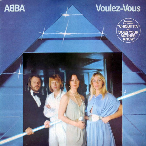 Image of Front Cover of 4925057E: LP - ABBA, Voulez-Vous (Epic Orange; EPC 86086, UK 1979, Inner With Curved Thumb Cut, No LC)   G+/VG