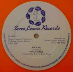 Image of Front Cover of 12" - /EX - VIVIAN JONES / PRODIGAL CREATOR, Rock Me / Rock A Dub (Seven Leaves Records; SL007, UK 1981, Orange Vinyl), Lovely untouched copy.,  - 3646145S