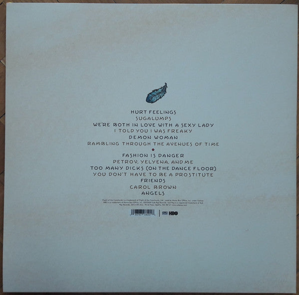 Image of Back Cover of LP - VG+/VG+ - FLIGHT OF THE CONCHORDS, I Told You I Was Freaky (Sub Pop ; SP 800, US 2009, Embossed Gatefold Sleeve, Inner & Booklet, Poster), ,  - 2246265S