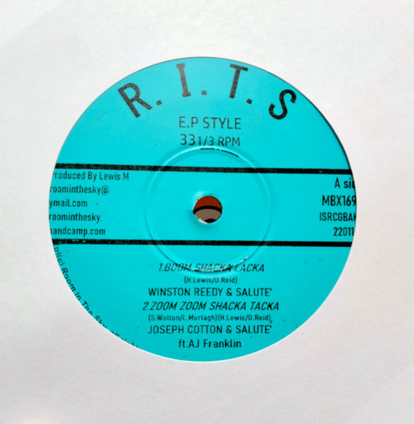 Image of Front Cover of 7728430E: 7" - WINSTON REEDY / JOSEPH COTTON / VIN GORDON / ANSEL COLLINS, Boom Shacka Lacka (RSD 2022) (Room in the Sky; MBX169, US 2022, Record Store Day 2022)   NEW/NEW