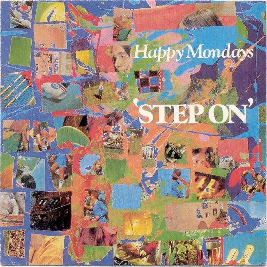 Image of Front Cover of 4514435C: 12" - HAPPY MONDAYS, Step On (Factory ; FAC 272, UK 1990, Picture Sleeve)   VG/VG