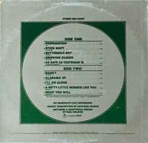 Image of Back Cover of LP - G+/VG+ - HUMBLE PIE, As Safe As Yesterday Is (Daffodil Records ; SBA 16022, Canada 1973 Reissue, Mirrorboard Pasteback Sleeve, Inner), Sleeve Scuffed, ring wear,  - 3546218S