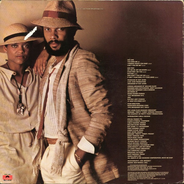 Image of Back Cover of LP - VG/G+ - ROY AYERS, You Send Me (Polydor; PD-1-6159, US 1978, Inner), Light marks only,  - 4416058C