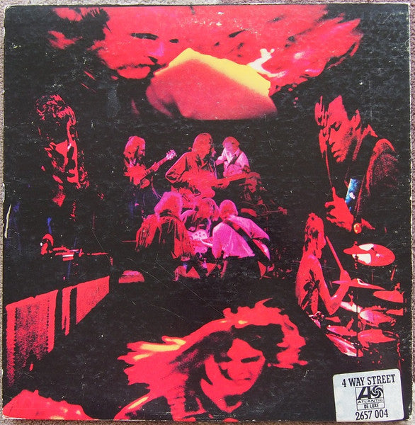 Image of Back Cover of 2xLP - VG/VG+ - CROSBY, STILLS, NASH AND YOUNG, 4 Way Street (Atlantic Plum & Orange; 2657004, US Slv/UK Vinyl 1971, Gatefold, Insert), ,  - 2826240E