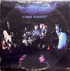 Image of Front Cover of 2xLP - VG/VG+ - CROSBY, STILLS, NASH AND YOUNG, 4 Way Street (Atlantic Plum & Orange; 2657004, US Slv/UK Vinyl 1971, Gatefold, Insert), ,  - 2826240E