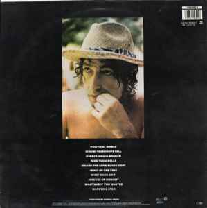 Image of Back Cover of LP - VG/VG - BOB DYLAN, Oh Mercy (CBS; 465800 1, UK 1989, Inner), Strong VG,  - 2216066C