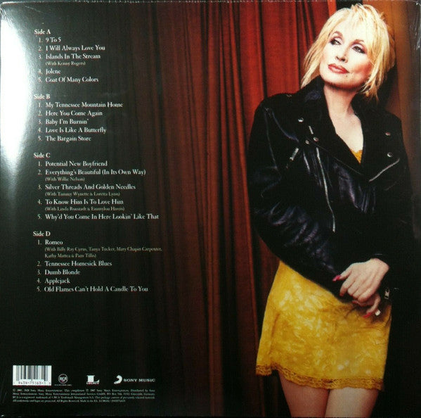 Image of Back Cover of 2xLP - NEW/NEW - DOLLY PARTON, The Very Best Of Dolly Parton (RCA ; 19439751631, Europe 2020, 2 Inners, Download Code), ,  - 3516580C