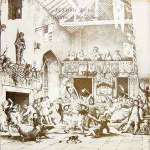 Image of Front Cover of 3224274E: LP - JETHRO TULL, Minstrel In the Gallery (Chrysalis Green ; CHR 1082, UK 1975, Rear Of Sleeve Printed Upside Down.)   VG/G+