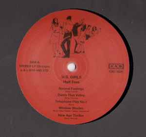 Image of Label Cover of LP - VG+/VG+ - U.S. GIRLS, Half Free (4AD; CAD 3520, UK 2015, Insert), ,  - 3846018S